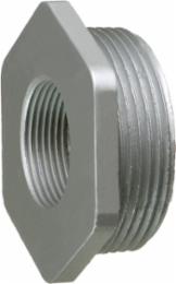 3 x 1-1/4 Inch Hex Head Reducing Bushing, Zinc Die-Cast, 1.232 lbs