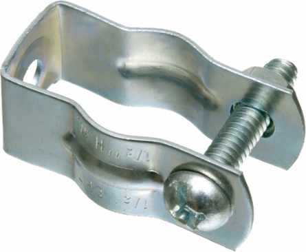 #5 Trade Size Plated Steel Conduit Hanger for 2 Inch Rigid and EMT, 0.213 lbs