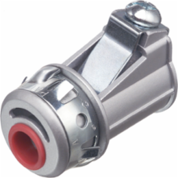Zinc Die-Cast 3/8 Inch Knockout MC Cable Connector, Weight 0.064 lbs