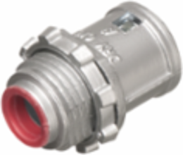 Zinc Die-Cast 1/2 Inch Knockout MC Cable Connector, 3/8 Inch Trade Size, cULus, CSA