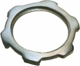 1 Inch Plated Steel Conduit Lock Nuts for Rigid IMC Fittings, Weight 0.026 lbs