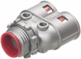 Duplex Zinc Die-Cast 1/2 Inch Knockout MC Cable Connector, 0.166 lbs