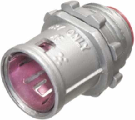 Zinc Die-Cast 1/2 Inch Knockout MC Cable Connector, 3/8 Trade Size