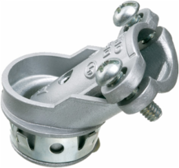 Zinc Die-Cast 1/2 Inch 45 Angle Cable Connector, UL Listed, 0.118 lbs