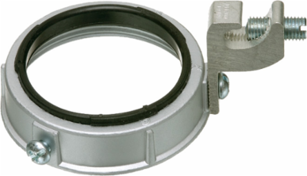2-1/2 Inch Insulated Metal Grounding Bushing, Zinc Die-cast, 250 MCM Max Wire