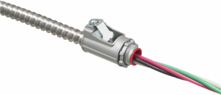 Zinc Die-Cast 1/2 Inch Knockout MC Cable Connector with Locknut