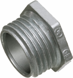 Zinc Conduit Nipple 3/4 Inch, Burr Free Entrance, UL Listed, 0.030 lbs/each