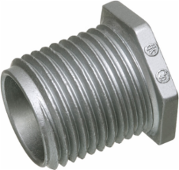 3/4 Inch Zinc Die-Cast Conduit Nipple, UL Listed, 0.045 lbs