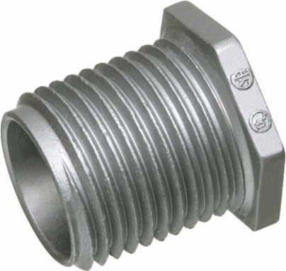 1 Inch Zinc Die-Cast Conduit Nipple, UL Listed, 0.062 lbs