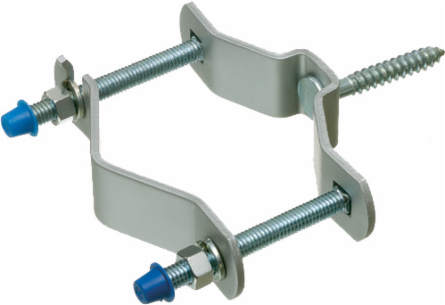 Universal Pipe Support with 2-1/4 Inch Lag Bolt, Fits Mast Size 1-1/4 to 3 Inch