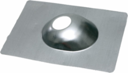 2-1/2 Inch Galvanized Steel Roof Flashing, 22 Gauge with Neoprene Seal