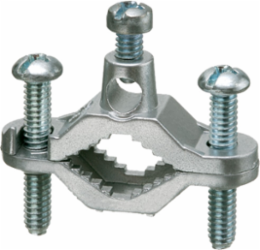 Zinc Die Cast Bare Wire Ground Clamp 1/2" to 1" Pipe, Wire Range #10 to #2