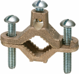 Brass Ground Clamp for 4-1/2" to 6" Pipe, Wire Range #10 to #2, UL/CSA Listed
