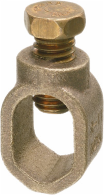Ground Rod Clamp 1/2 Inch, Brass, UL & CSA Listed