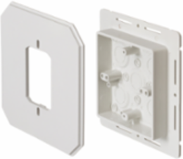 Weatherproof Siding Box - 6-1/2 Inch x 6-1/2 Inch, 15-1/2 Cubic Inch, UV-Rated Plastic