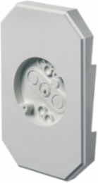 Siding Mounting Kit with Built-in Electrical Box, 6.8 Cubic Inch, UV-Rated Plastic
