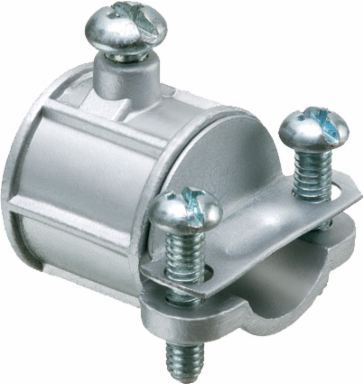 Combination Coupling 1/2 Inch EMT to Non-Metallic Cable Zinc Die-Cast Cable Range 0.250-0.612