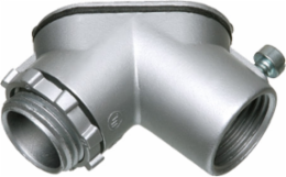 Combination Threaded Rigid and Set Screw EMT 90 Degree Pulling Elbow, Trade Size 1/2 Inch, Zinc Die-Cast