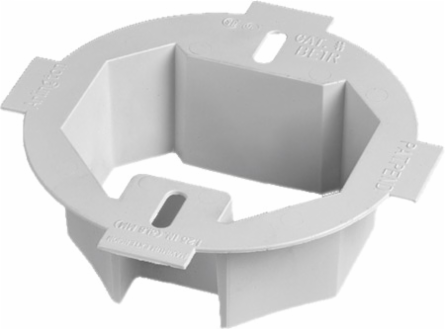 Ceiling Box Extender for 3-1/2 & 4 Inch Boxes, Extends 1-1/2 Inch, Plastic