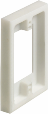 Non-Metallic Box Extender 1-Gang 5/8 Inch Extension, 3.336 Inch Width, White
