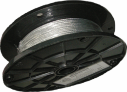 500 Ft Galvanized Braided Wire .062 Inch Diameter, 50 lb Capacity