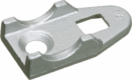 Malleable Clamp Back Spacer 1/2 Inch Zinc 0.061 lbs