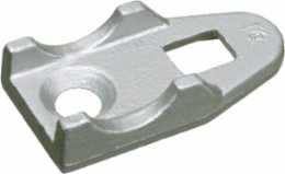 Malleable Clamp Back Spacer 2 Inch, Zinc, 4.75 Inch Height