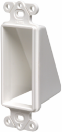 Reversible Non-Metallic Cable Entrance Hood 1-Gang White Plastic 4.111 Inch Height