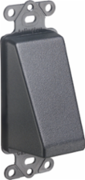 Reversible Non-Metallic Cable Entrance Hood, 1-Gang, 4.111 Inch Height, Black