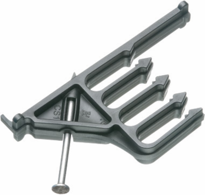 The Spacer™ Nail-in Cable Spacer, 3.296 Inch Width, Black, Pack of 25