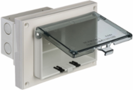 Horizontal Low Profile IN BOXTM with Clear Cover, 1/2 Inch Siding Lap