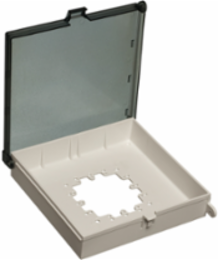 Weatherproof Non-Metallic Keypad Enclosure, 8 Inch x 8 Inch, Plastic