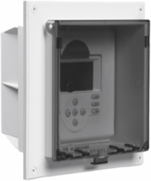 Non-Metallic Keypad Enclosure, 2-Gang, 6.888 Inch Width, Clear Cover