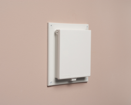 Non-Metallic Keypad Enclosure 2-Gang 7.159 Inch Height White