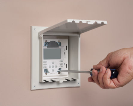 Non-Metallic Keypad Enclosure 2-Gang 7.159 Inch Height White