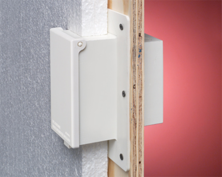 Low Profile Inbox for 1-1/2 Inch Wall Systems, 8 Inch Height, White Paintable Cover