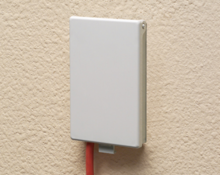 Low Profile Inbox for 1-1/2 Inch Wall Systems, 8 Inch Height, White Paintable Cover