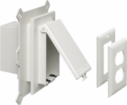 Low Profile Vertical Inbox for Vinyl Siding, 7.012 Inch Width, UV-Rated Plastic