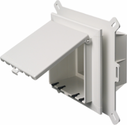 Two-Gang Low Profile Weatherproof Inbox, 9.058 Inch Height, UV-Rated Plastic