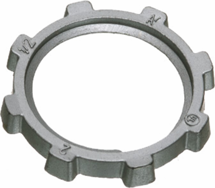 Zinc Die-Cast Locknut 1-1/2 Inch, Silver, UL Listed, 0.044 lbs