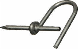 Galvanized Steel Drive Ring 7/8 Inch, 0.060 lbs, Silver