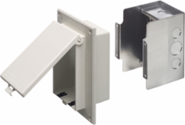 Low Profile IN BOXTM 1-Gang Weatherproof Electrical Outlet Cover, 4.937 Inch Width