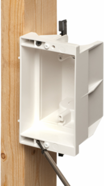 Recessed Indoor Inbox, Single Gang, 2 Hour Fire Rating, 6.698 Inch Height, Plastic