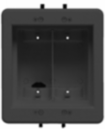 Black 2-Gang Recessed Indoor InBox, 34.0 Cubic Inch, 6.698 Inch Width