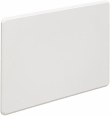 Cover for 3-4 Gang Recessed Indoor Inbox, 6.818 Inch Width, Plastic, White