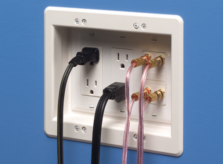 Recessed Indoor Inbox 3 Gang, 7.93 Inch Width, 2 Hour Fire Rating, White