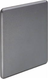 Optional Blank Black Cover for Recessed Indoor InBox, 6-1/8 Inch x 6-5/8 Inch, Plastic