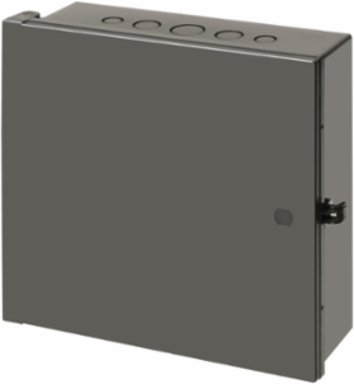 Outdoor Rated Non-Metallic Enclosure, NEMA 3R, Black, 7 x 8 x 3.5 Inch