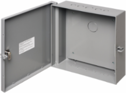 Outdoor Non-Metallic Enclosure NEMA3R 12 x 12 x 4 Inch Gray with Back Plate