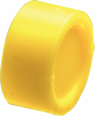 EMT Conduit Cap 1-1/4 Inch Push-On Plastic Yellow